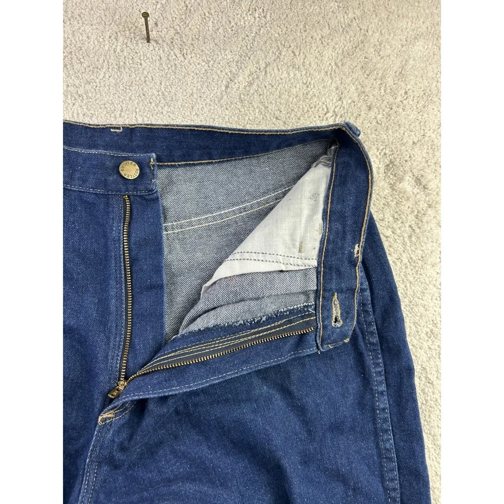 Rustler‎ Jeans Womens 14 Made in USA Blue Pleated High Rise Tapered Mom 762MSW5
